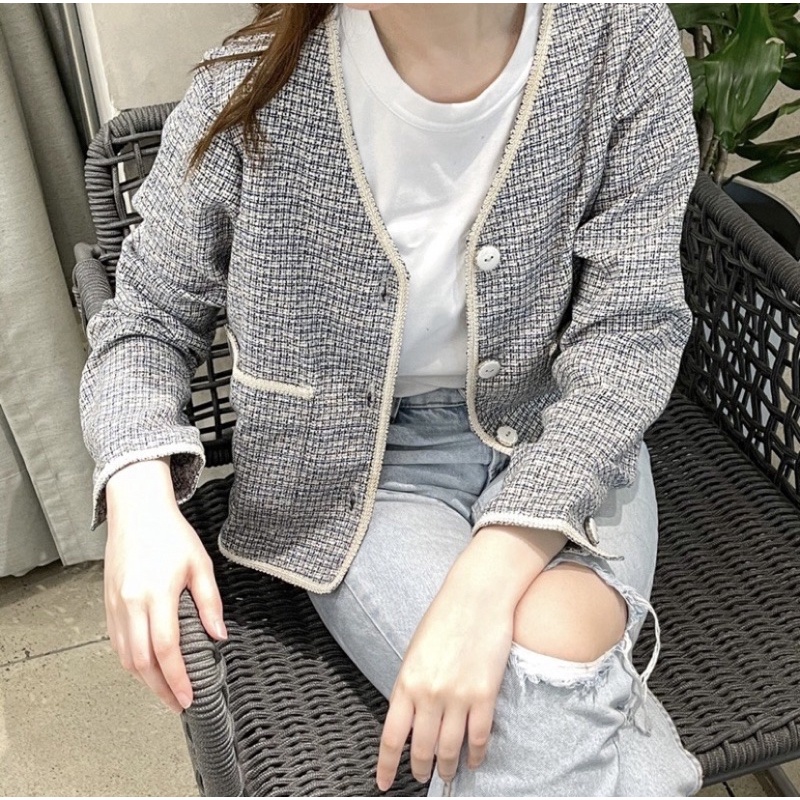 Preloved Its.Ninette Areum Tweed Outer