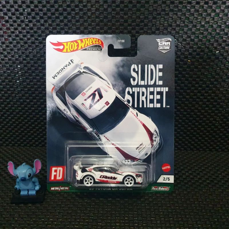 Hot wheels 20 Toyota GR Supra Pandem Greddy Slide Street Premium Car Culture