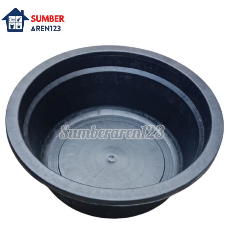 Bak Baskom Ember Hitam Karet 30cm Kuda Yashindo