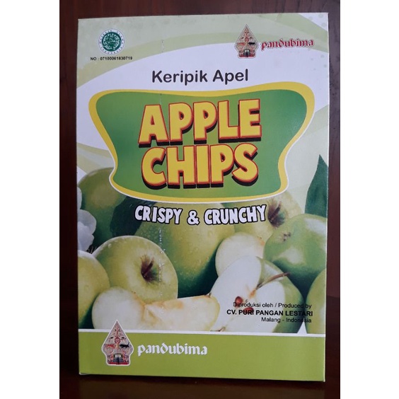 Jual Keripik Kripik Buah Apel 80 Gram Kayavit Pandubima Kungkresh