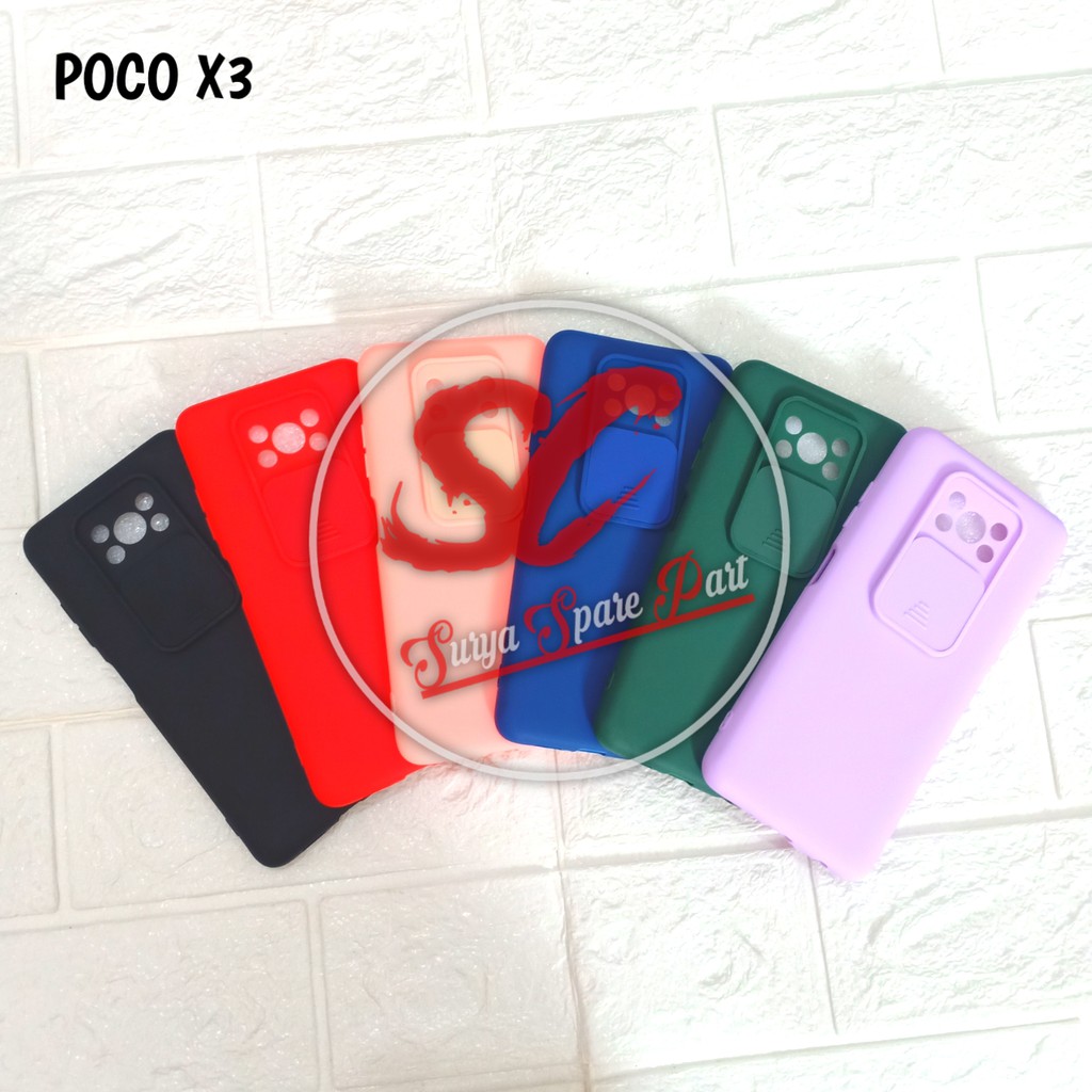 SOFTCASE SLIDE CAMERA PROTECTOR POCOPHONE X3 POCOPHONE F3 - SC