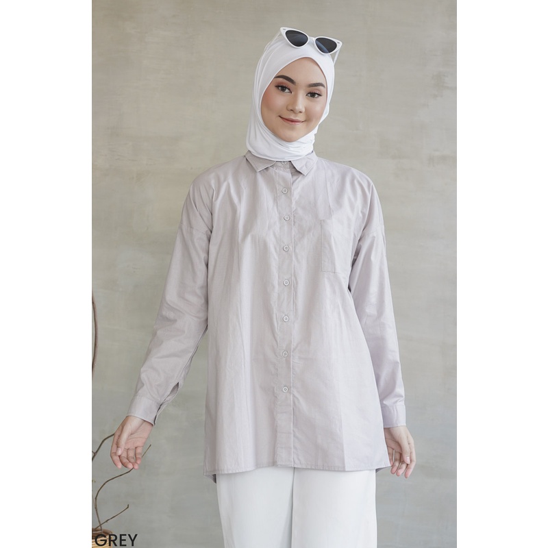 Kemeja Speci Boyfriend Long Shirt