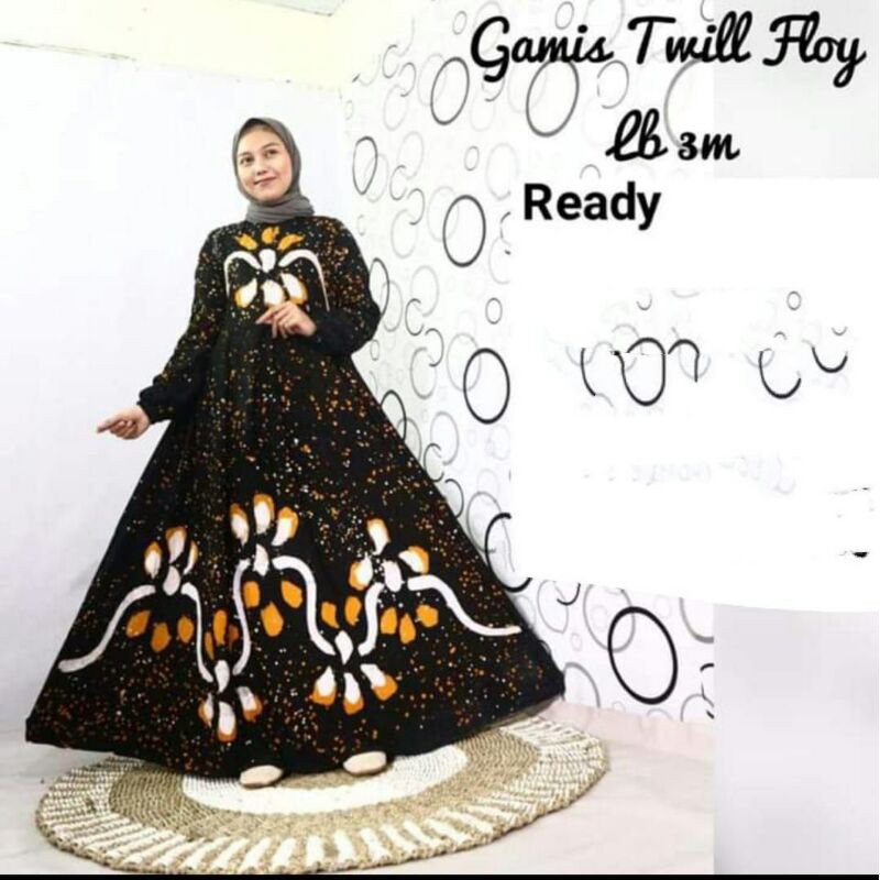 GAMIS TUIL ORI TERBARU MODIS DAN ELEGAN GAMIS TUIL MARSHA