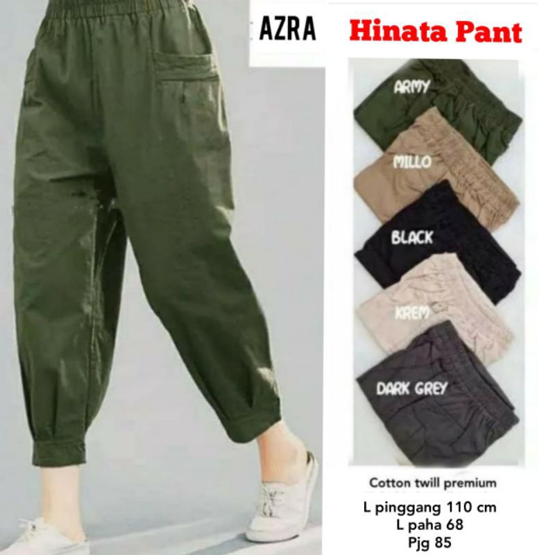 Hinata Pants / Mera pants / Gocha pants / Celana Korea Cotton Twill / Celana Kasual Wanita