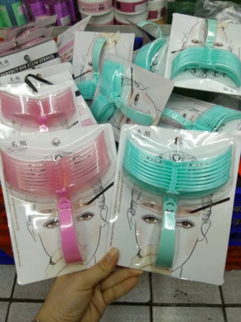 [ ISI 8 ] CETAKAN ALIS GAGANG 8 in 1 - CETAK EYEBROW 8 MODE - 8in1