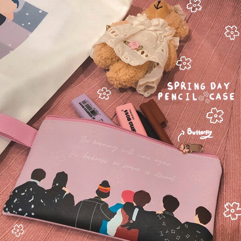 

Pencil Case ( tempat pensil ) Spring Day BTS Fanmade