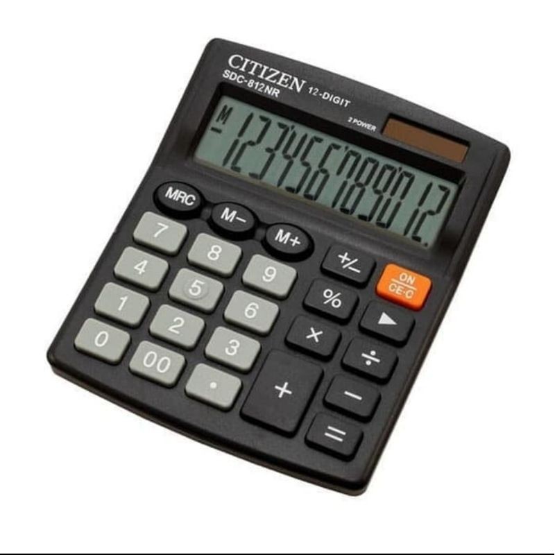 

Kalkulator CITIZEN CT 812 NR calculator CT-812NR kasir alat hitung menghitung