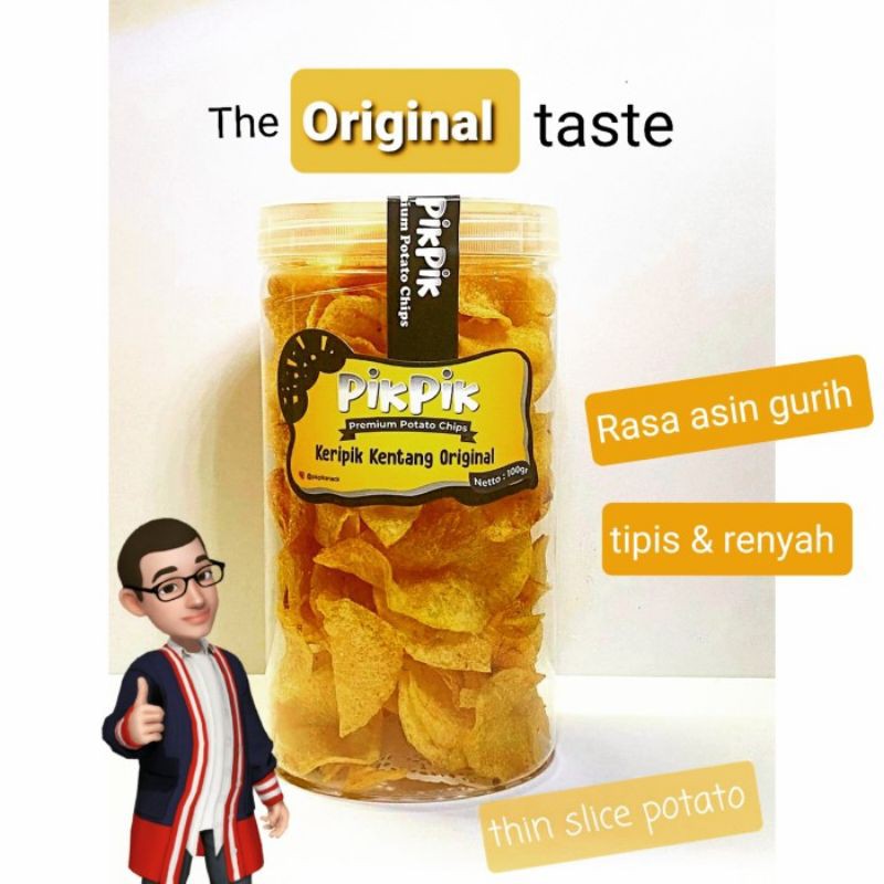 

PikPik keripik kentang original - Toples