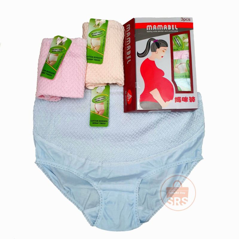 (3Pcs) Celana Dalam Hamil Extra Jumbo Maxi MATERNITY PANTS  Underwear Woman CD HAMIL MAMABEL ISI 3