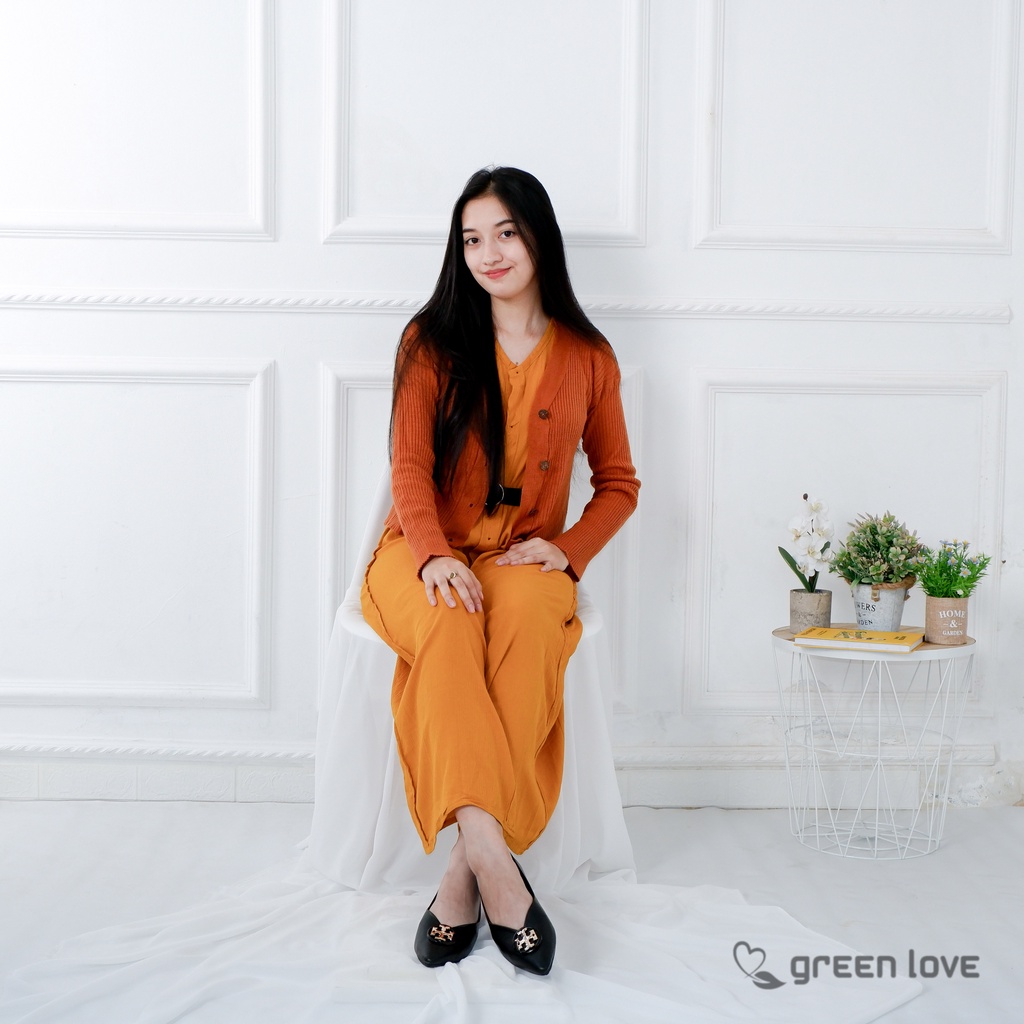 Green Love Sepatu Flat GISSELE