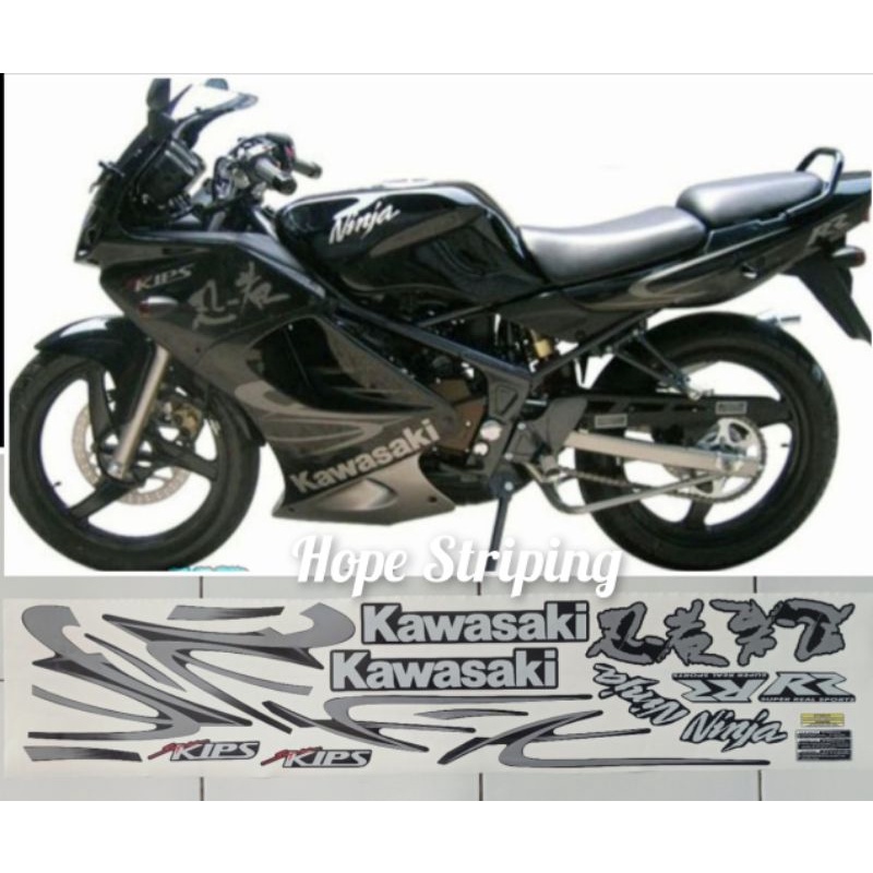 Striping Ninja RR th 2010 Hitam