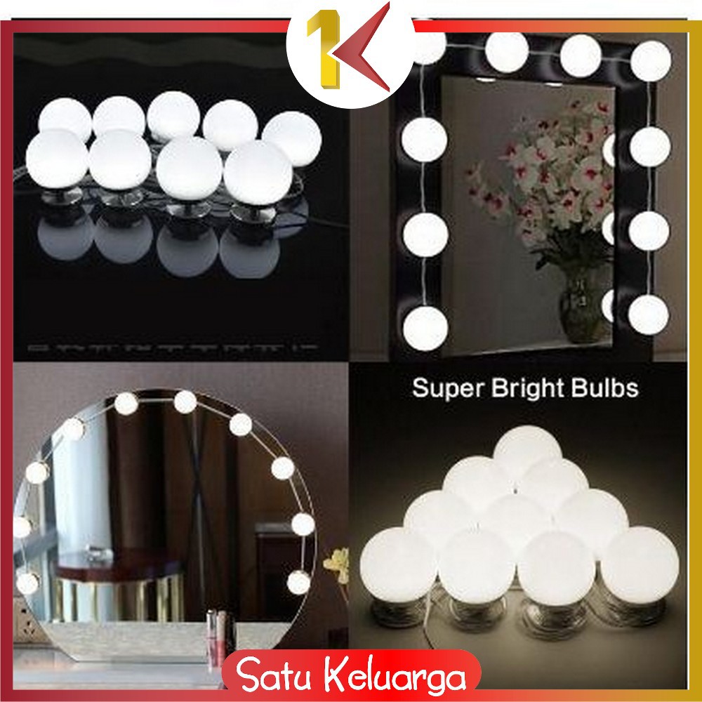 SK K2 Lampu  Led Meja Rias  Make Up Lampu  Kaca  Rias  Vanity 