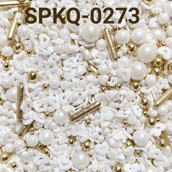 

SPKQ-0273 SPRINKLES SPRINKLE SPRINGKEL 250GR PUTIH EMAS MUTIARA HATI GRATIS ONGKIR