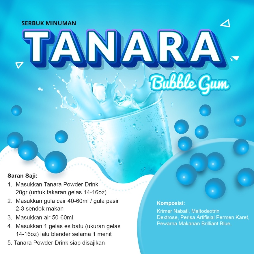 

Bubuk Bubble Gum 1kg - Powder Minuman Milkshake dan Bubble Drink - bp