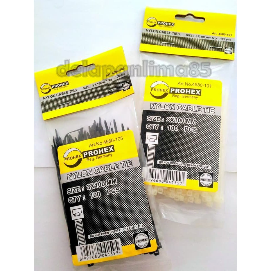 

CABLE TIES Haston 3x100mm-3x150mm-4x200mm