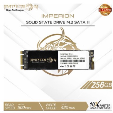 Ssd m2 imperion 256gb sata ngff 2280 3d nand flash for pc laptop cpu - Solid state drive Pci-e Pcie 3.0 m.2 b-key