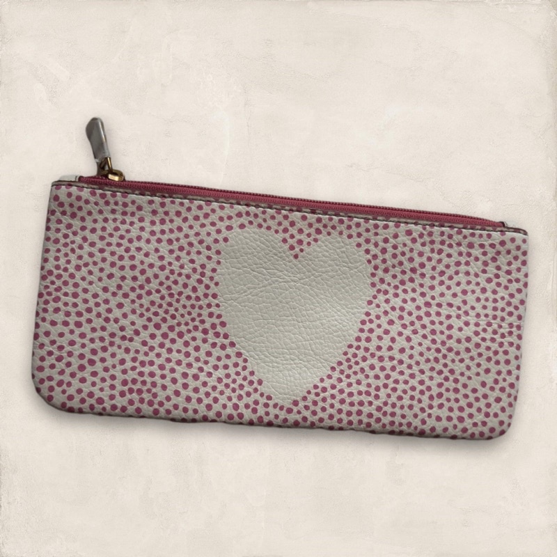 Dompet Fossil Original Sofia Zip Pouch Coconut