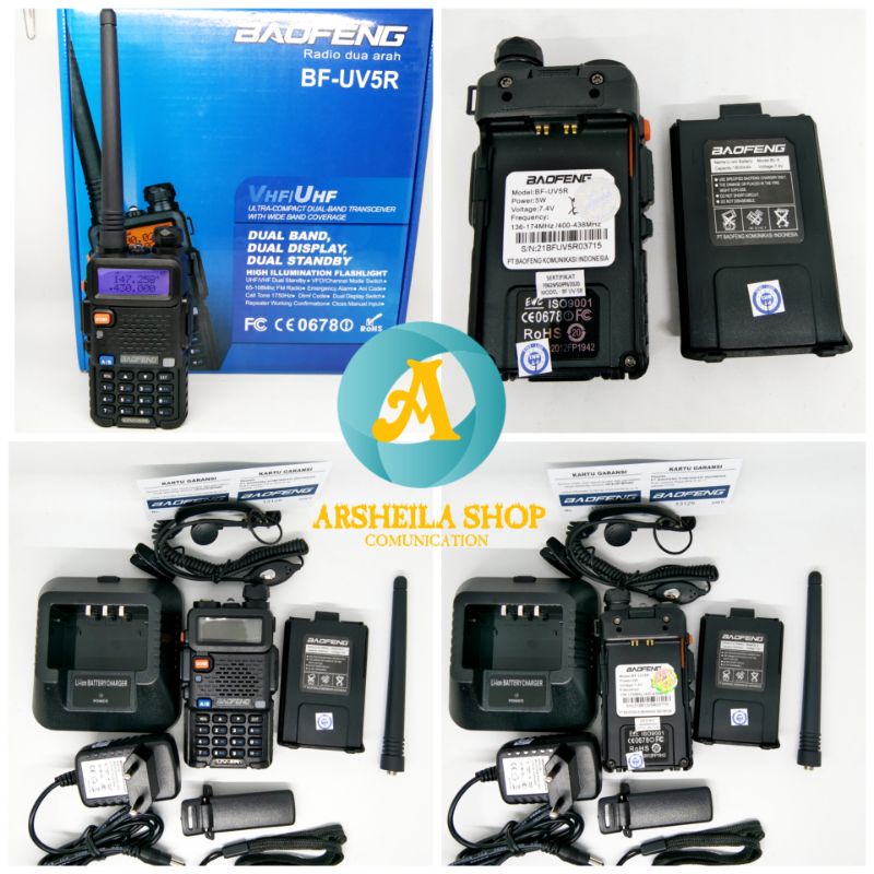 Promo ht baofeng uv5 r dual band original