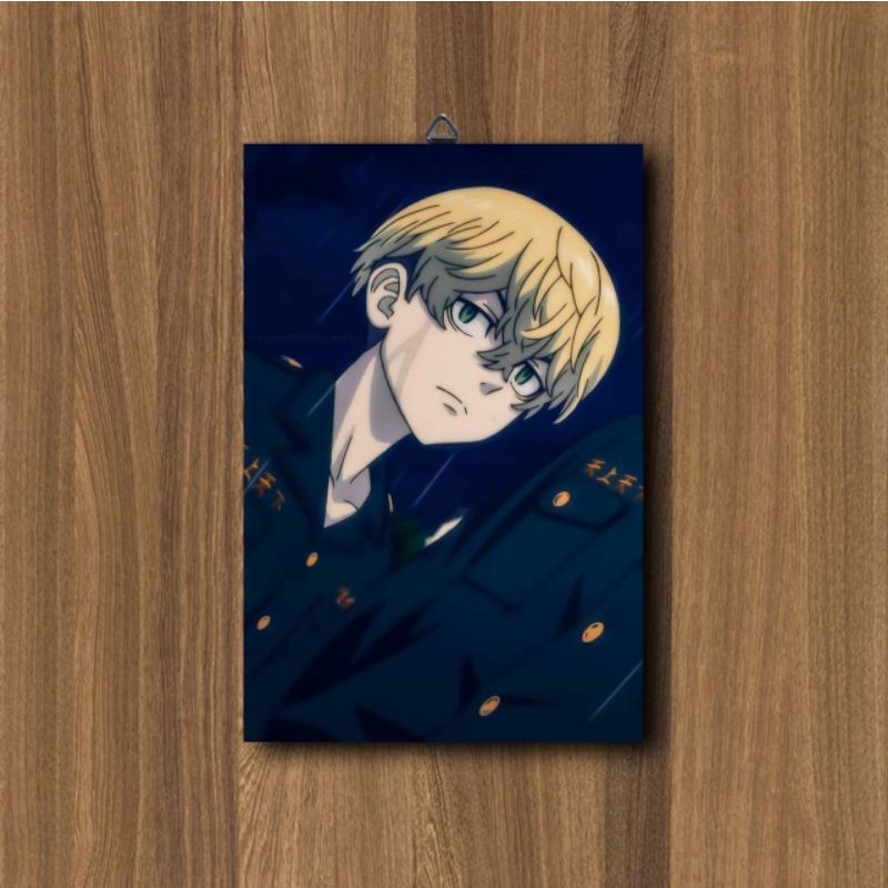 HIASAN DINDING KAMAR CHIFUYU MATSUNO TOKYO REVENGERS ANIME / POSTER KAYU ANIME / DEKORASI KAMAR-C5
