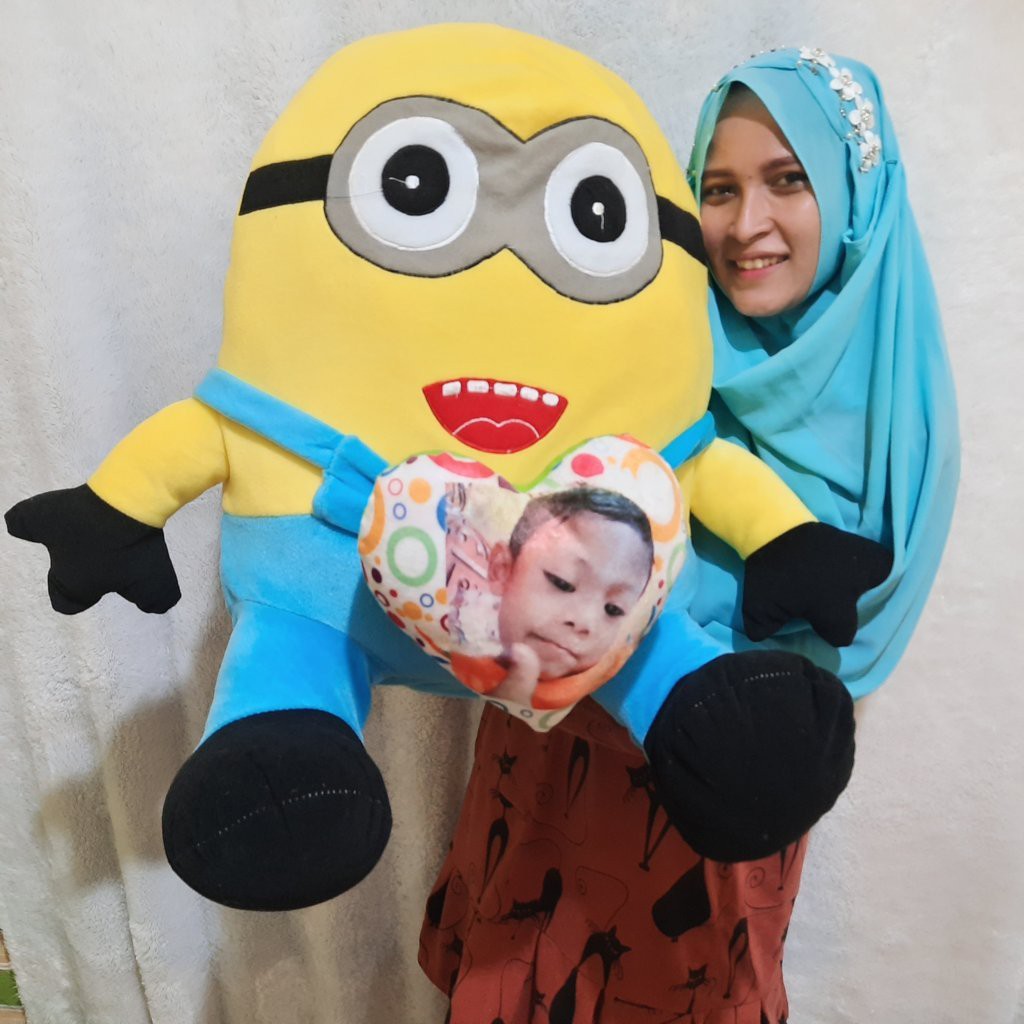 TERMURAH boneka Minion jumbo, bisa ukir nama dan photo