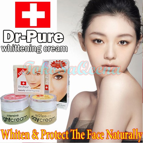 pembersih wajah natural wajah putih berseri dr pure whitening cream pemutih wajah bpom cream muka
