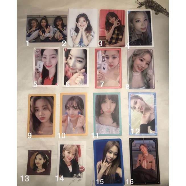 OFFICIAL PHOTOCARD TWICE