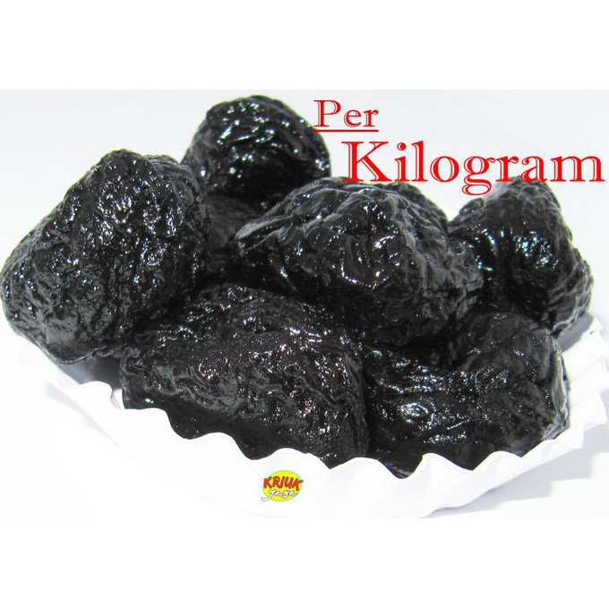 

Manisan Plum Kiamboy / Kiamboi Tanpa Biji Basah / Oboi ( Kiloan/Curah)