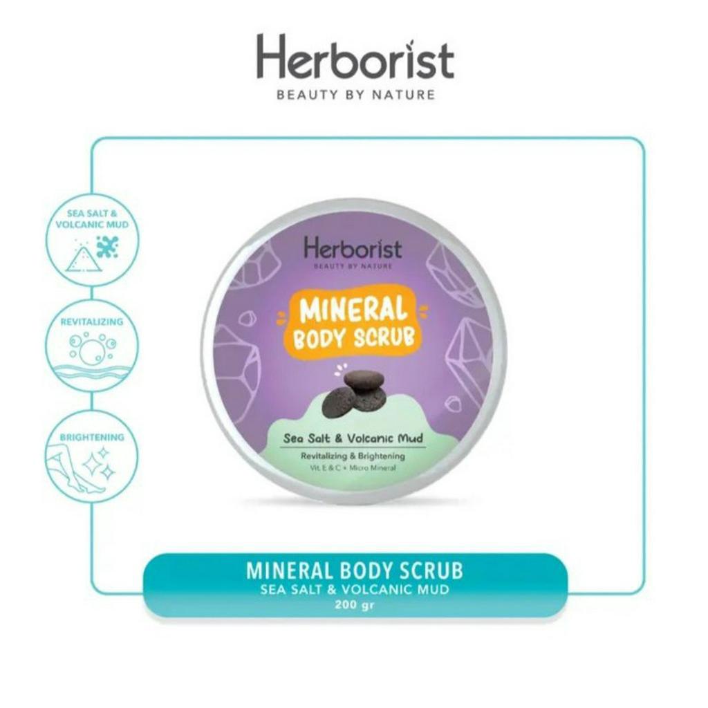 Herborist Mineral Body Scrub 200gr (Lulur Badan)