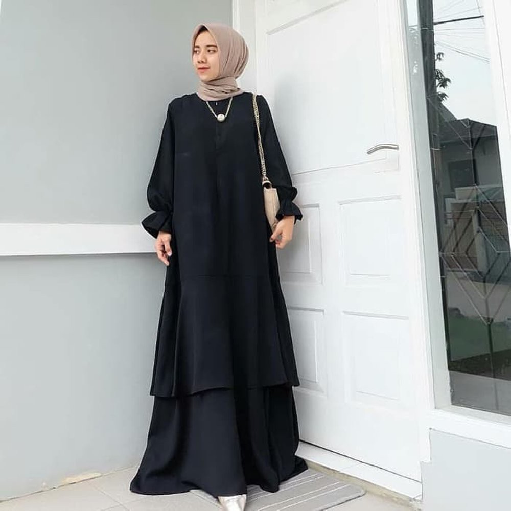 TERLARIS jual ismi maxi dress muslim - gamis murah - grosir baju hijab muslimah