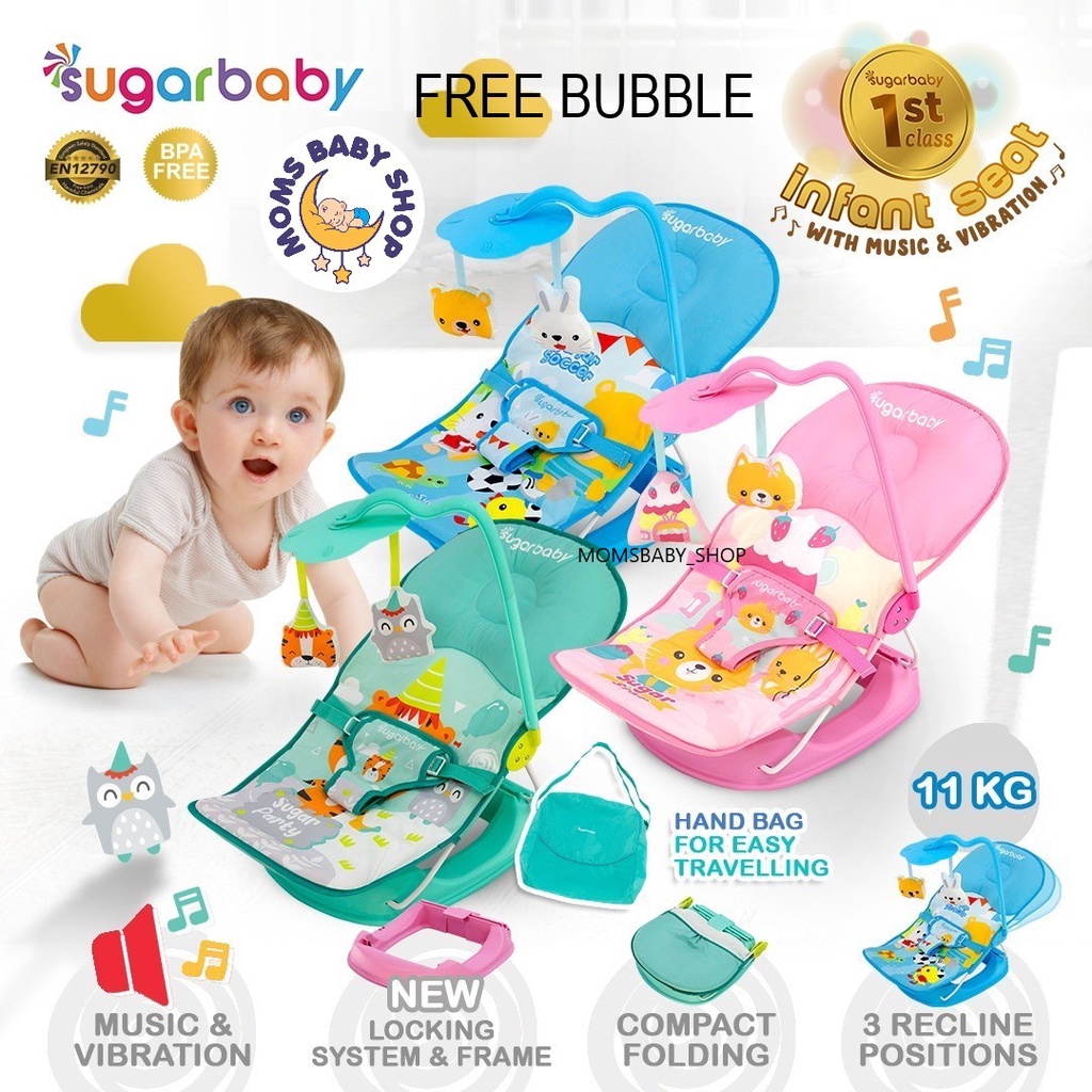 MOMS_ Sugar baby infant seat bouncer / infant sugarbaby Kursi bayi Getar