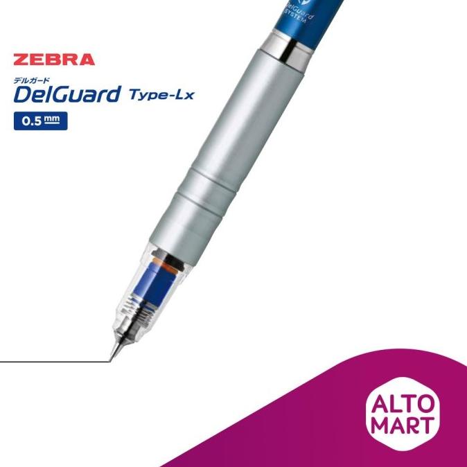 

Zebra DELGUARD Type LX Mechanical Pencil 0.5 mm pensil mekanik - BLACK