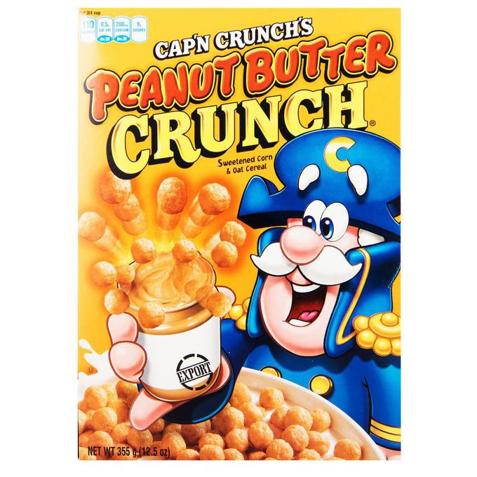 

[BAYAR DI TEMPAT] Quaker Cap'n Crunch's Peanut Butter Cereal - Sweetened Corn &Oats {OBRAL Kode 579