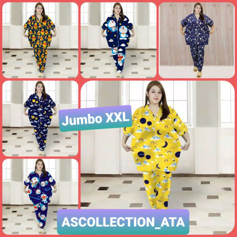 01 PIYAMA KARAKTER CP XXL / PIYAMA XXL / PIYAMA DEWASA / PIYAMA MURAH / BAJU TIDUR / PIYAMA JUMBO