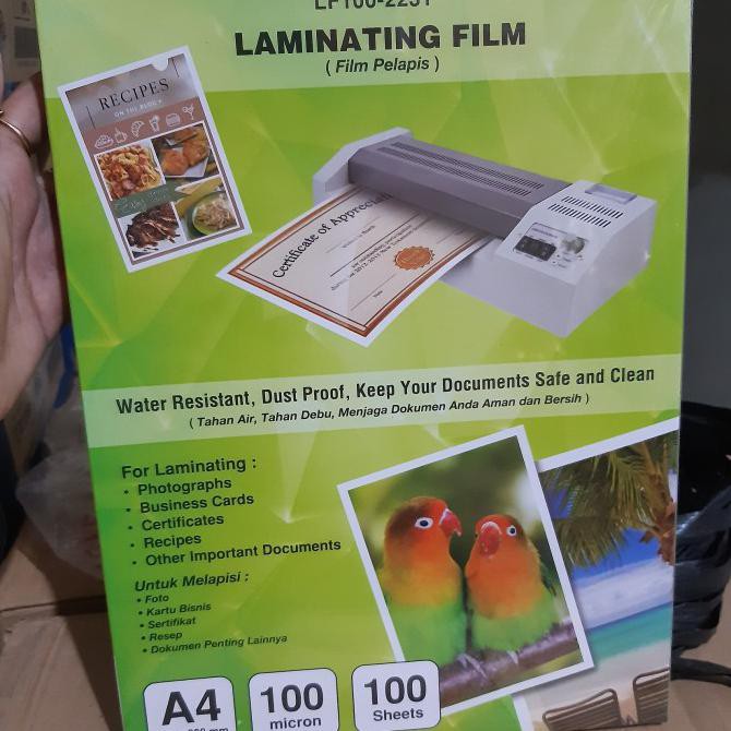 

Laminating film A4 Joyko khusus gosend