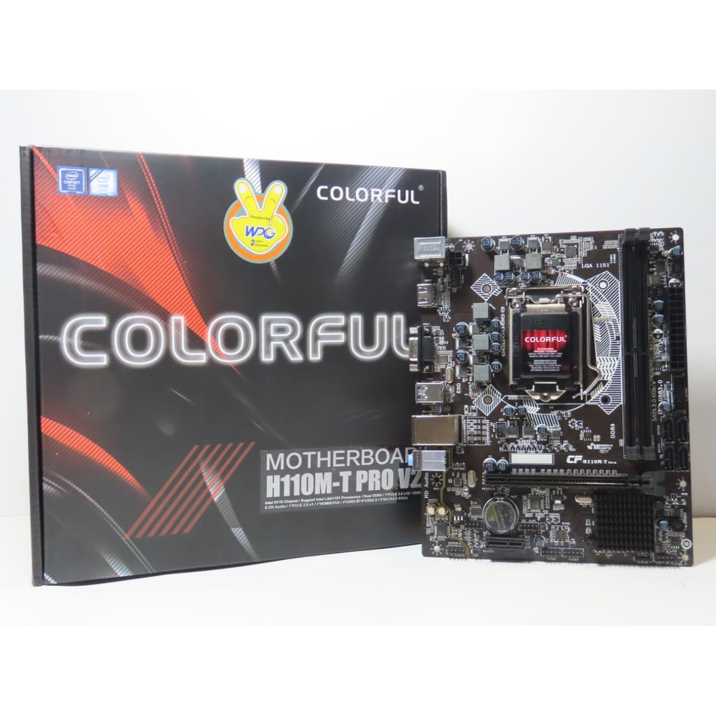 Mainboard Colorfull C.H110M-T PLUS V20 (LGA 1151, Intel H110, DDR4)