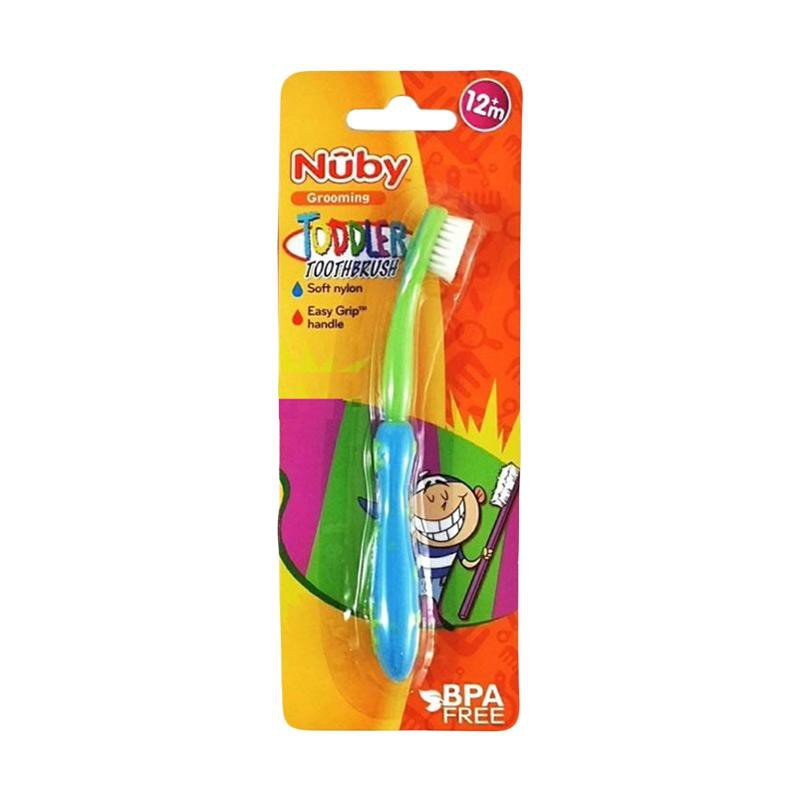 Nuby Toothbrush 12m+ (Tersedia varian warna)