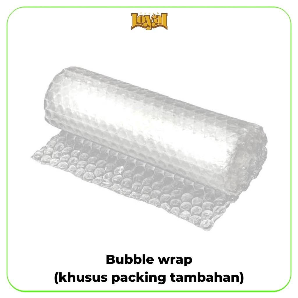 

KHUSUS TAMBAHAN PACKING SAJA bubble wrap