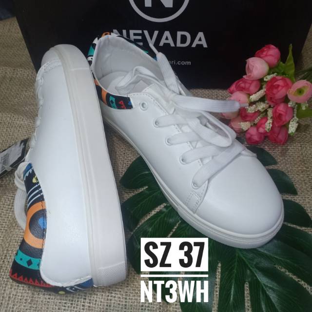 Nevada sneakers cewek putih sz 37 original branded matahari