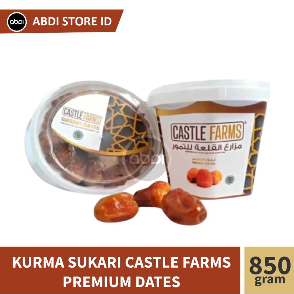 

Kurma Sukari Ember 850gram / Kurma Sukary Sukkari CASTLE FARMS 850 gr