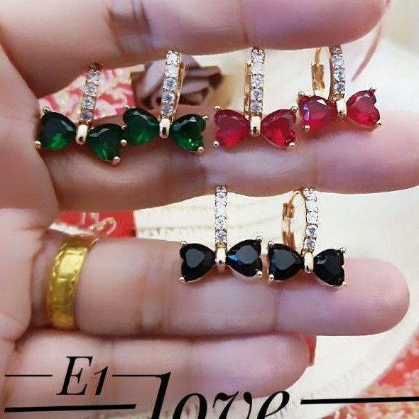 xuping anting lapis emas 24k 3020m