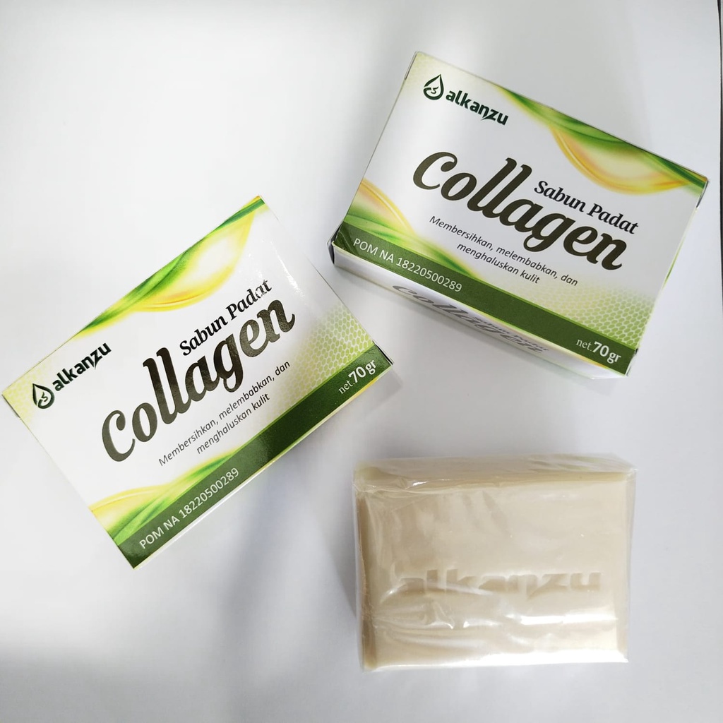 Sabun Collagen Alkanzu | sabun batang | sabun mandi | sabun padat 70g