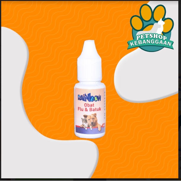 Obat batuk Flu Pilek Kucing Anjing rainbow 8 Ml