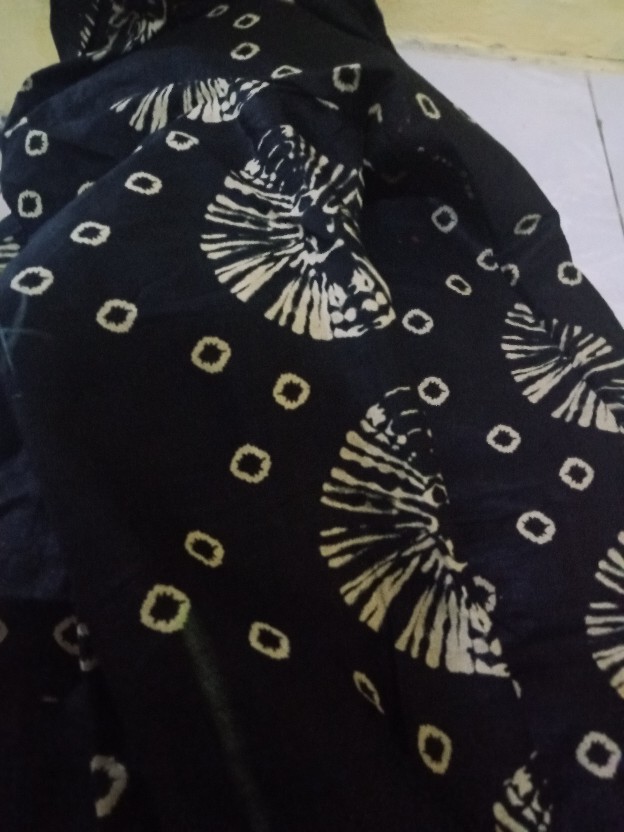 Batik Tunik Shibori Jumputan Terbar /zkl35 Yelbor Navbor / Merkunhi / Original..