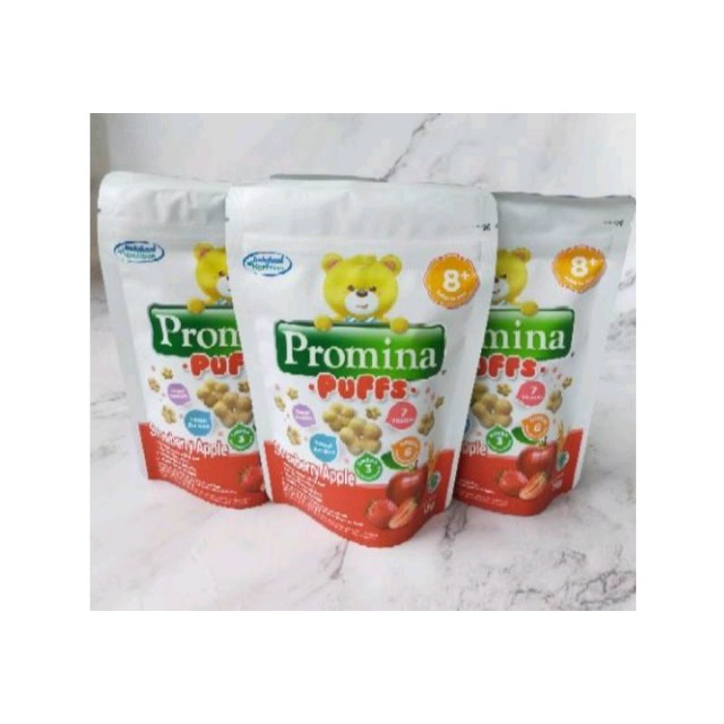 Promina puffs - Strawberry 15 gr/ Snack baby