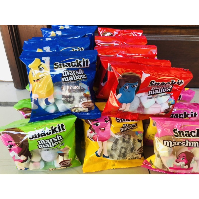 Snackit Marshmallow renceng isi 10 pcs