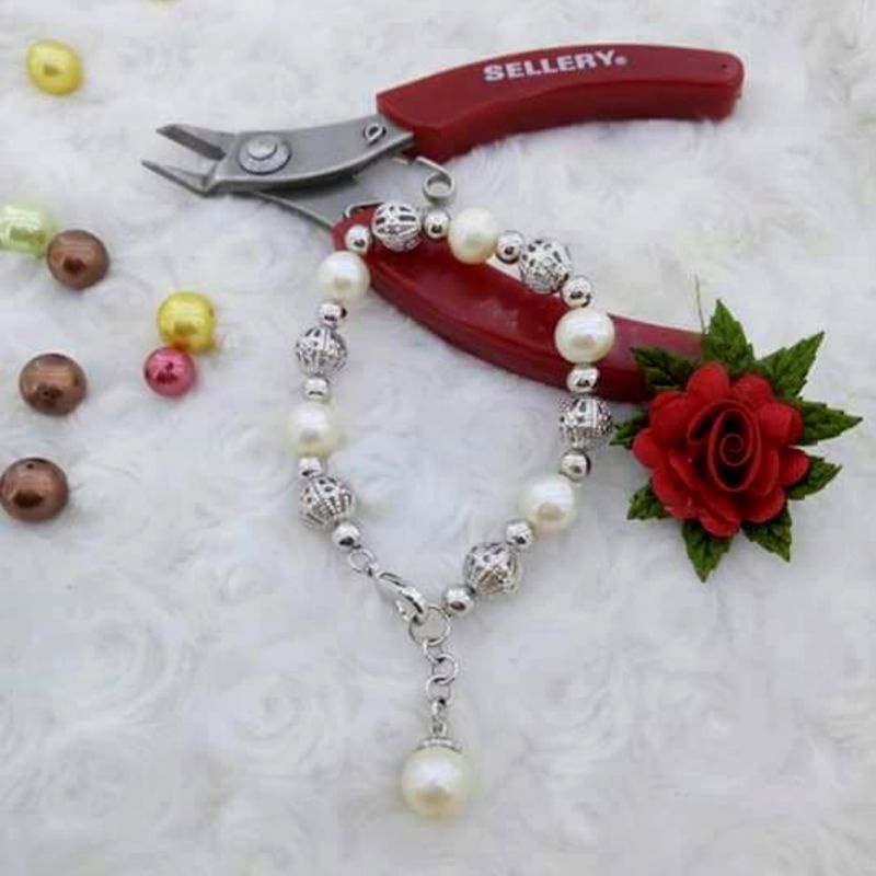 gelang mutiara tawar alami
