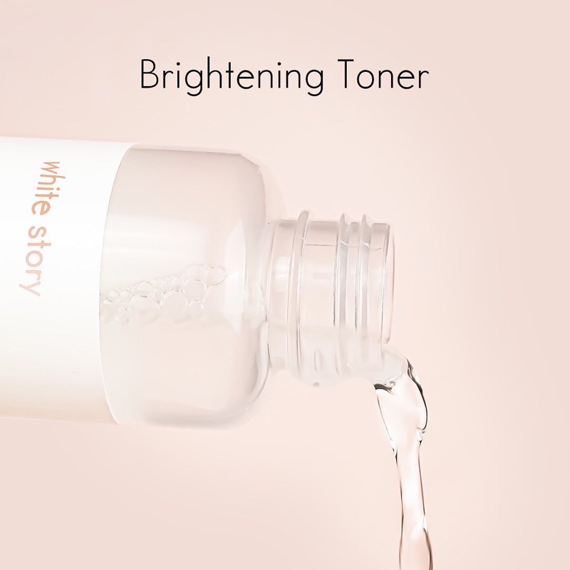 WHITE STORY Brightening Toner Indonesia / Acne Hydrating Advanced Soothing Exfoliating Peeling / Facial Wash Essence Serum Day Night Underarm Eye Cream Gel Clay Mask Masker Wajah Cleanser Cleansing Moisturizer Body Scrub Soap Face Care Oil / Paket Lengkap