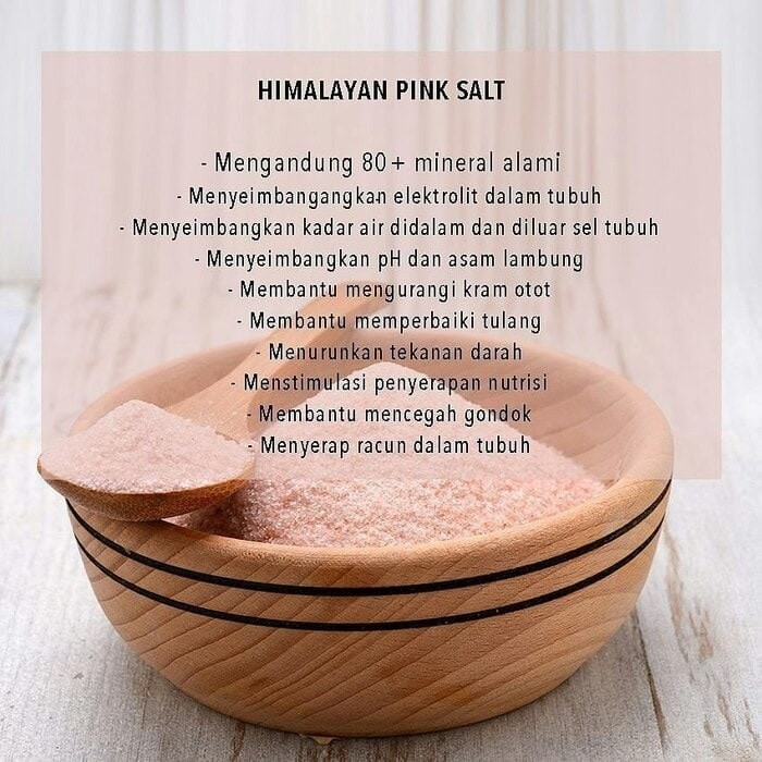

TERLARIS GARAM HIMALAYA 200G HALUS / HIMALAYA PINK SALT FINE !!