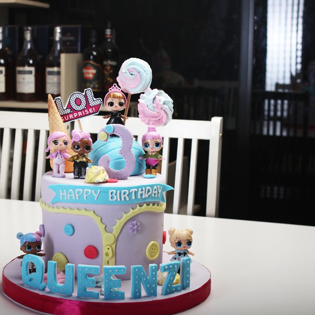 Kue Ulang Tahun / LOL Surprise Cake 20 cm / MOHON BACA KETERANGAN