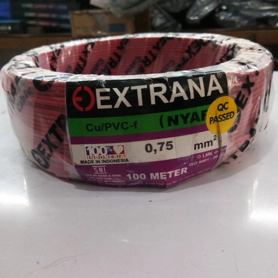 Kabel NYAF EXTRANA 1 x 0.75mm 100 Meter